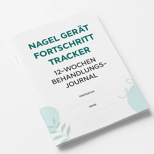 Nagel Gerät Fortschritt Tracker - (12-Wochen Behandlungs-Journal)